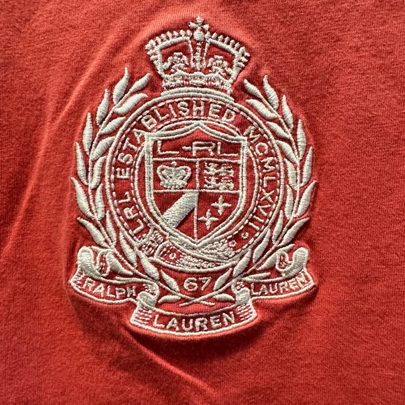 Vintage L-RL Lauren Active Ralph Lauren Preppy Pink Short Sleeve Top Size Large - Picture 2 of 6
